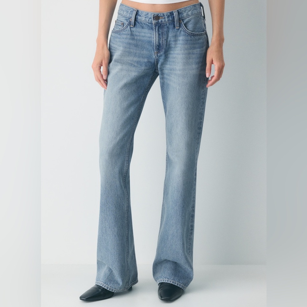 Denim Forum Light Blue Flare Jeans